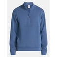 thumbnail image 6 of Avia Men's Twill ScubaKnit Quarter Zip Pullover Sweatshirt, Sizes XS-4XLT, 6 of 7
