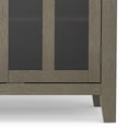 thumbnail image 3 of Simpli Home Artisan Wood 53" Transitional TV Media Stand in Farmhouse Gray For TVs up to 60", 3 of 12
