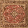 thumbnail image 1 of Ahgly Company Indoor Square Persian Brown Traditional Area Rugs, 5' Square, 1 of 4