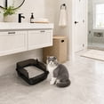 thumbnail image 3 of Semi-Enclosed High-Walled Cat Litter Box with Scoop (Anti-Scatter Design), 3 of 4