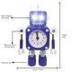 thumbnail image 2 of Robot väckarklocka, rostfri metall Väckarklocka som inte tickar, 2 of 5