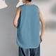 thumbnail image 5 of pstuiky Camiseta sin mangas para hombre, Camiseta deportiva de cuello redondo para hombre, de color liso, moderna, para tiempo libre y fitness Tops elegantes para mujer xl, 5 of 5