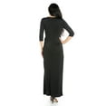 thumbnail image 3 of Women's Long V-neck Wrap Dress, 3 of 3