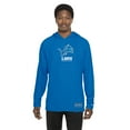 thumbnail image 4 of Men's New Era  Blue Detroit Lions Functional Fandom Hoodie, 4 of 5