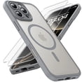 thumbnail image 1 of Funda magnética TOCOL 3 en 1 para iPhone 16 Pro de 6.3 pulgadas, gris, 1 of 6