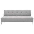 thumbnail image 3 of Sofá Cama Reclinable El Bazar Store Vegas Lino Plata Futon 3 Posiciones EL BAZAR STORE Moderno abotonado, 3 of 6