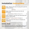 thumbnail image 6 of 2026 Upgrade 3387134 Cycling Thermostat 3392519 Dryer Thermal Fuse 3977767 High-Limit Thermostat 3977393 Thermal Cut-Off Switch Kit Compatible With Whirlpool Kenmore Maytag, 6 of 7