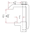 thumbnail image 3 of Shell Mounting Clamps, Utility Track System Mounting Clamps Firm Grip Easy Install Universal P AC 04N 4 Set Durable  for, 3 of 7