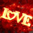 thumbnail image 2 of GROWTH TANK LED Light Sign Valentine'S Day with Suction Cup Battery Operated Night Light for LOVE Warm White, 2 of 9