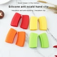 thumbnail image 4 of Toystoory Guantes de silicona resistentes al calor para ollas calientes, guantes con mango aislados antideslizantes para hornear, cocina, comedor, Cocina y Comedor Rojo Toystoory  HA072905-01, 4 of 6