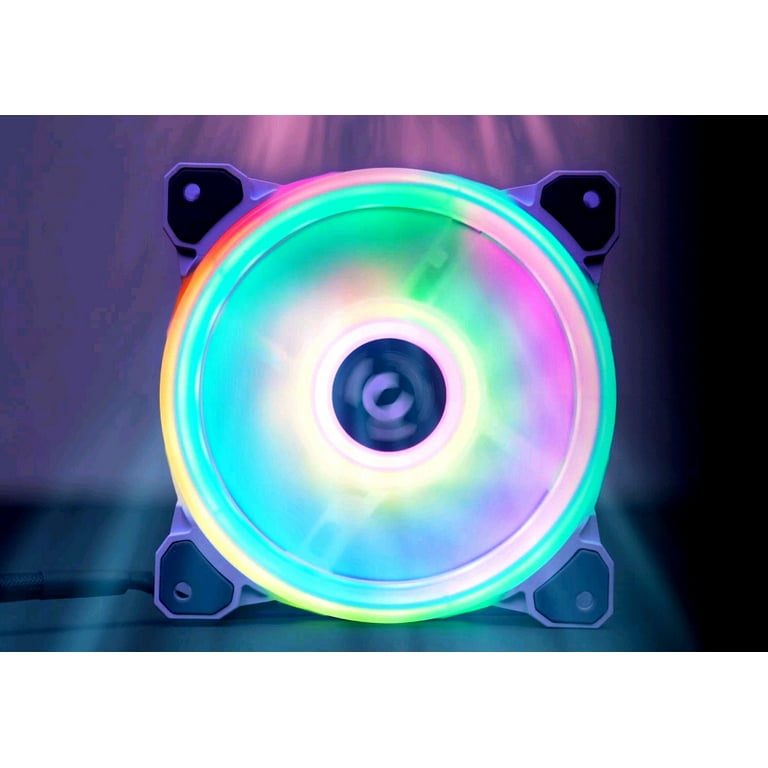 Thermaltake Riing Quad 14 RGB Radiator Fan 140mm 3 Pack - White