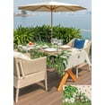 thumbnail image 4 of St Patrick's Day Outdoor Tablecloth - 60x120 Inch Rectangle Dining Table Cover, Lucky Shamrock Gnomes Truck Branches Beige Waterproof Outdoor Table Cloth with Umbrella Hole & Zipper for Picnic/Patio, 4 of 7
