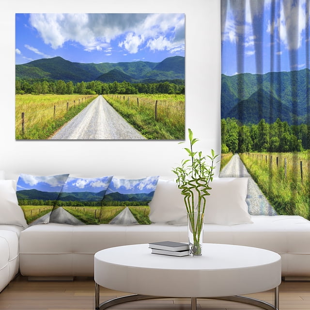 Sparks Lane in Cades Cove - Landscape Canvas Art Print