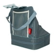 thumbnail image 5 of Nuby Easy-Go Lightweight High Chair Booster Seat, For 9 Months and up, Gray Chevron, 5 of 9