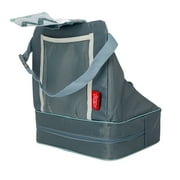 Nuby Easy Go Booster Seat with Adjustable Safety Straps and Harness, Gray , Unisex