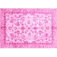 thumbnail image 1 of Ahgly Company Indoor Rectangle Oriental Pink Traditional Area Rugs, 2' x 4', 1 of 4