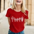 thumbnail image 2 of Women Fashion Bat Sleeve Color Matching Leopard Print Floral Medium Sleeve T Shirt Workout Shirts Loose Womens Long Sleeve Tee Womens Long Sleeve Tops Polyester Long Sleeve Running Shirts Shirt Light, 2 of 4