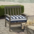 thumbnail image 2 of Arden Selections ProFoam 24 x 24 in Outdoor Deep Seat Bottom Cover, Sapphire Blue Cabana, 2 of 6