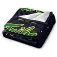 thumbnail image 2 of College of William and Mary Logo Fleece Blanket, Very Soft Microfiber Flannel Blanket for Couch Warm and Cozy for All Seasons, 2 of 6