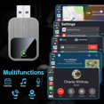 thumbnail image 4 of Adaptateur Sans Fil CarPlay pour iPhone Convertit le Wi en Adaptateur CarPlay Sans Fil avec Bouton de Réinitialisation Sans Délai Compatible avec Apple iPhone iOS + Voitures à Partir de (), 4 of 7