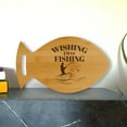 thumbnail image 3 of Designs ByLITA Wishing I Was Fishing 14 x 8.5" Fish Shape Cutting Board | Kitchen Chopping Board, 3 of 6