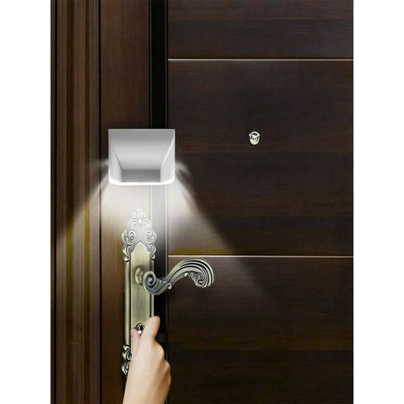 UTXQFD Keyhole Light, Infrared IR Wireless Door Lock Lamp, Auto Sensor Motion Detector with 4 LED for Key Hole/Door Lock, Auto PIR Keyhole LED Motion Activate