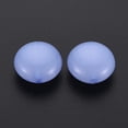 thumbnail image 3 of 500gs Imitation Jelly Acrylic Beads Flat Round Medium Slate Blue 17x9.5mm Hole: 2mm about 316pcs/500g, 3 of 7