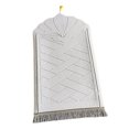 thumbnail image 2 of thinsony Portable Soft Muslim Carpet Area Rugs Eid Wedding Birthday Present White, 2 of 9