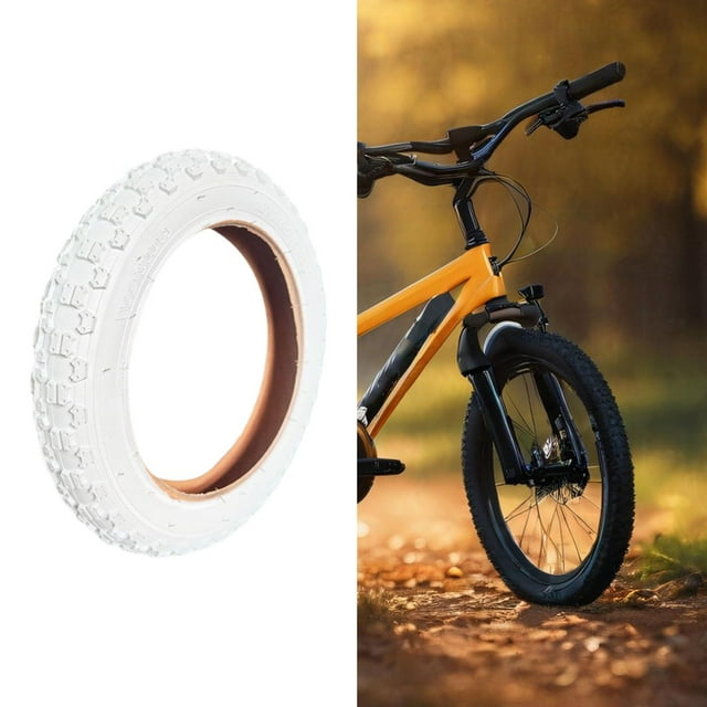 Colaxi Pneu de Vélo pour Enfants Pneu de Bicyclette Haute Performance Confortable Usage Intensif Robuste Pièces Professionnelles Résistant à l'Usure Antidérapant Caoutchouc 12 Pouces