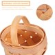 thumbnail image 3 of Mini Cestas de Viruta de Madera de 36 Piezas Adornos de Cestas Tejidas Manuales Caja de Almacenamiento de Dulces, 3 of 6