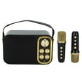 thumbnail image 1 of Karaoke Machine, With 2 Microphones, Built In Battery, Stereo, Karaoke All In One Machine Portable  Singing Machine For Home Party, 1 of 8