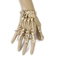 thumbnail image 3 of Steampunk Gothic Skeleton Skull Slave Pulsera de varios dedos Anillo Cadena de mano NUEVO Yuyangstore Cadena de mano esqueleto, 3 of 8