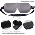 thumbnail image 3 of 3d Sleep Mask 2 Pack,eye Mask For Sleeping 3d Contoured Sleeping Mask Blackout Out Light - Blindfold Airplane With Ear Plugs, Night Masks With Travel, 3 of 4