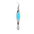 thumbnail image 2 of Tweezers Crafts Crossing Lock Stainless Steel Reverse Clamp Curved Lock Crafts Nail Art Hair Tool for Decoration Electronics Laboratory Matte, 2 of 6