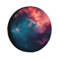 thumbnail image 1 of Balery Cosmic Paint Swirl Cubiertas para Neumáticos - Protector Resistente para Neumáticos de Camioneta, SUV, Remolque, Camper y RV-16 inch, 1 of 6