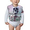 thumbnail image 6 of Kdxio Mist Sunflower Skull Bibs For Babies, Baby Bibs for Eating, Toddler Bibs, Waterproof Bibs, Feeding Bibs, for Toddlers, Boys, Girls, 6 of 8
