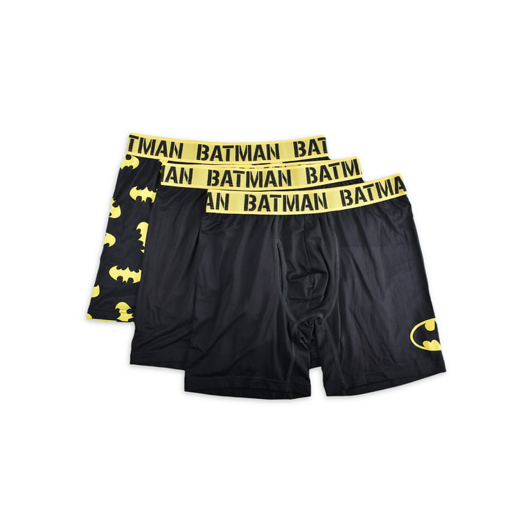 DC Batman 3-Pack Adult Mens Boxer Briefs, Sizes S-XL 