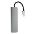 thumbnail image 5 of 7 in 1 Hub HD Multimedia Interface+USB3.0x3+Storage/Memory Card+USB C Type‑C Docking Station, 5 of 8