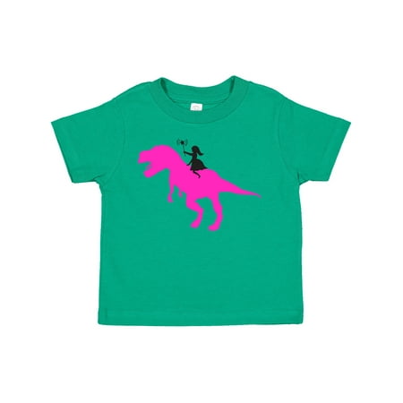 

Inktastic Princess Riding Her T-Rex Gift Toddler Toddler Girl T-Shirt