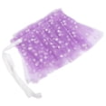thumbnail image 2 of Falda de malla para fotografía de bebé, vestido de princesa suave y lindo para fotografía de recién nacido con corona para niñas pequeñas, color morado, 2 of 14