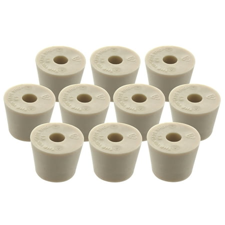 

Drilled Rubber Stopper #6 (Set of 10)