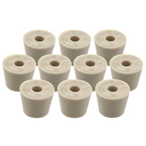 Rubber Stopper #8 Drilled - Cork it Winemaking Rubber Stopper #8 Drilled - Cork it Winemaking