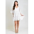 thumbnail image 1 of Vestido detalle calado /Juvenil, 8515 (Blanco) blanco EG, 1 of 5