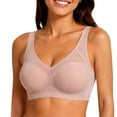 thumbnail image 5 of Breezora Women's Plus Size Breathable Mesh T Shirt Wireless Soft Comfort Support Bra for Daily Wear and Everyday Activities, 5 of 5