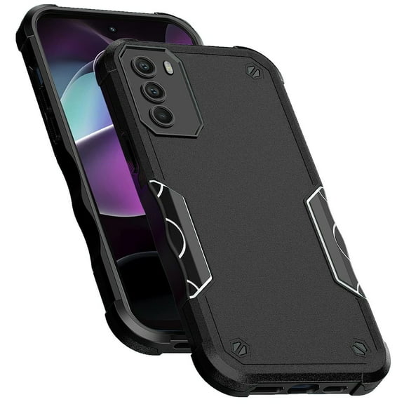 For Motorola Moto G 5G 2022 Tough Shockproof Hybrid Heavy Duty Dual Layer TPU Bumper Rugged Rubber Defend Armor Cover ,Xpm Phone Case [ Black ]