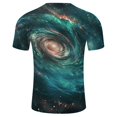 thumbnail image 5 of 3D Graphic Colorful T-Shirts Short Sleeve Crew Neck Print Tee for Men Women and Youngs Casual Tee Shirts Top Loose Top Pattern Print Tops, 5 of 6