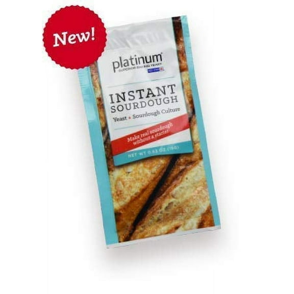Red Star Platinum Instant Sourdough: Yeast   Dried Sourdough Culture, 18 gram Single-use Packet