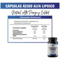 thumbnail image 3 of Ácido Alfa Lipoico NAIMA 100 Cápsulas 50g, 3 of 8