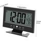 thumbnail image 4 of Reloj digital con calendario y despertador de escritorio con luz nocturna inteligente y función de hora, fecha y repetición de alarma (negro), 4 of 5