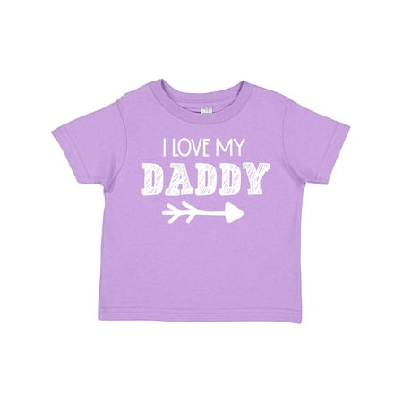 

Inktastic I Love My Daddy with Arrow Gift Toddler Boy or Toddler Girl T-Shirt